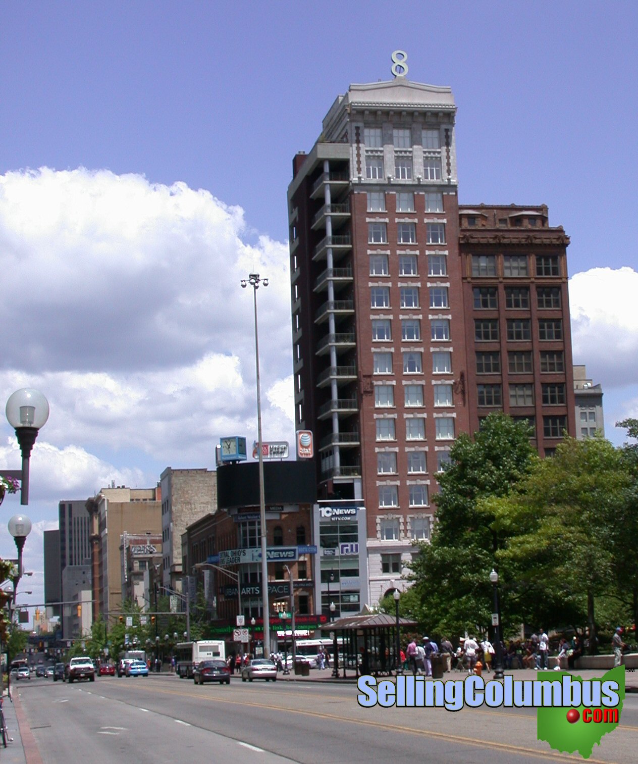 The Brunson condominiums in downtown Columbus Ohio