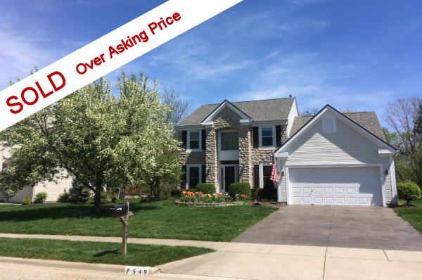 7549 Storrington Place, Lewis Center, OH 43035 Sold in Over Asking Price in 6 hours